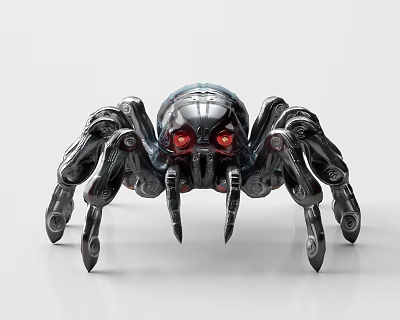 machine spider mechanical spider spider intelligent machine bionic machine mechanical insect 3d model