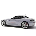 White BMW Z4 Convertible Sports Car With M Badge Black Top And Alloy Wheels