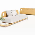 modern double sofa leisure sofa 3d model