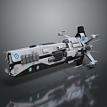 Modern space fighter fighter fighter sci-fi fighter sci-fi fighter 3d model