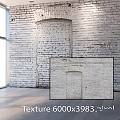 Modern Other Brick Wall Gypsum Concrete Loft 3d model