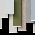 Japanese-style roller shutter modern dream curtain modern roller shutter floor-to-ceiling window roller shutter curtain cloth curtain 3d model