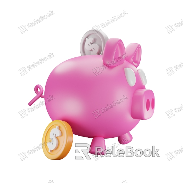 Piggy piggy bank piggy bank pink pig piggy bank cartoon piggy bank model