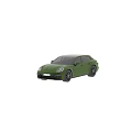 Luxury Green Porsche Panamera Car With V Ray Render Exterior Design And Stylish Wheels