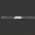 Mythical Sword With Blue Glowing Patterns And Black Hilt 3D Rendering