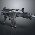 Modern Tactical Assault Rifle With Metal Body Scope And Tactical Rail