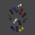 Collection of Various Colored Cars Including SUVs Sedans and Different Models
