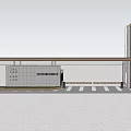 Modern Gate Entrance Gate 3d model