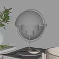 Modern table lamp 3d model