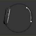 Sleek YISSEI Wristwatch With Stainless Steel Band And Black Dial