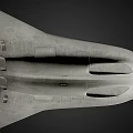 Futuristic Fighter Jet With Gray Stealth Design Aerodynamic Structure And Advanced Technology 3d model