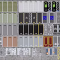 Collection Of Facility Icons With Diverse Colors And Design Styles