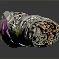 Colorful Rolled Fabric Household Item With Multi Colored Layers And Soft Texture