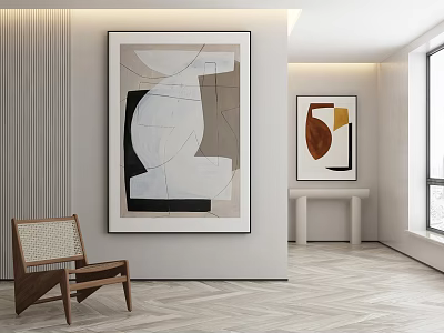 modern decorative painting 3d model