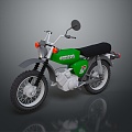 Motorcycle Two-wheeled Motorcycle Cross-country Motorcycle Road Race Motorcycle Motor Vehicle Transport 3d model