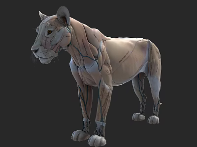 The Modern Lion 3d model The Modern Lion 3d model