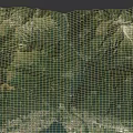 Mountainous Terrain With Lush Green Vegetation Blue Water Body Valley And Topographic Details