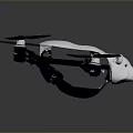 Innovative Quadcopter Drone With White Pig Head Design And Black Body Structure