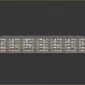 Traditional Multi story Residential Apartment Building With Multiple Balconies And Long Facade