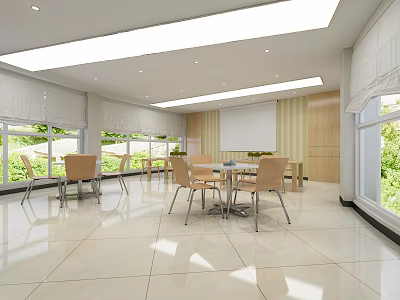Reception Room Activity Center 3d model
