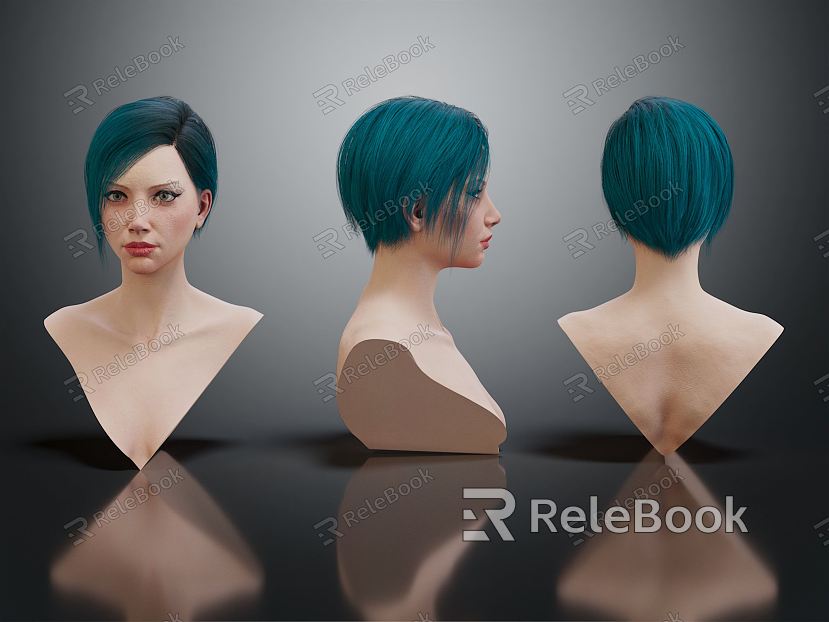 Modern Hair Model Short Hair model