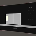 Siemens Built-in Kitchen Appliance With Glass Door Control Panel And Time