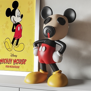 Mickey Mouse Mickey Doll Toy Children's Toy Decoration Disney 3d model