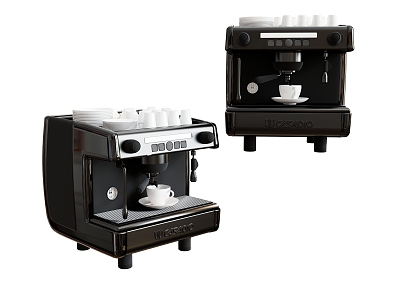 Coffee machine semi-automatic coffee machine coffee quilt single coffee machine 3d model