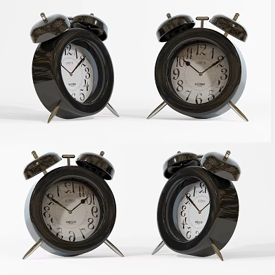 Modern alarm clock 3d model