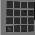 Modern Wall Mounted Switch Panels With Various Switches And Sockets Design