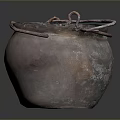 Vintage Copper Pot with Rustic Dual Handles Classic Design for Daily Household Use