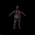 Undead Game Movie Character With Tattered Shorts Decayed Skin And Menacing Features 3d model
