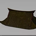 Traditional Chinese Architectural Roof Structure With Wooden Frames And Tile Patterns