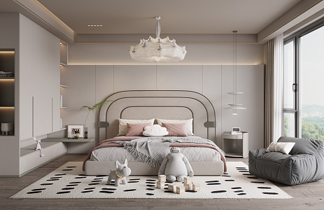 Modern Children's Room 3d model