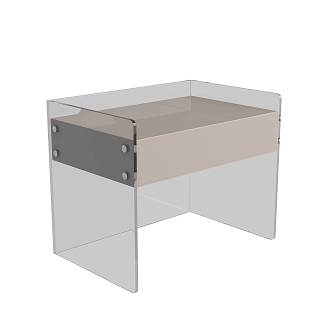 Minismal wind bedside table 3d model