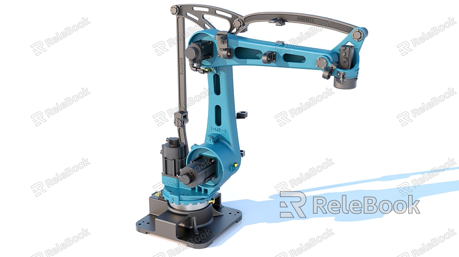 Mechanical arm, industrial equipment, assembly line, mechanical facilities model