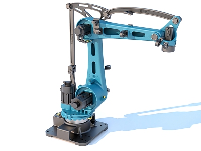 Mechanical arm, industrial equipment, assembly line, mechanical facilities model