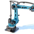 Advanced Blue Industrial Robotic Arm With High Precision For Automated Manufacturing Tasks
