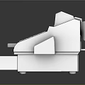 Practical Cash Register With Keyboard Drawer And Display For Daily Use