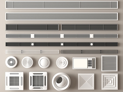 Air Conditioning Air Outlet Central Air Conditioning Very Narrow Air Outlet Air Outlet Air Outlet Yuba New Air Outlet model