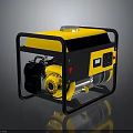 ESKO 1200W Portable Yellow and Black Generator With Control Panel And Metal Frame
