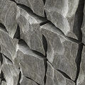 Modern Wall Stone Rock Decorative Background Wall 3d model