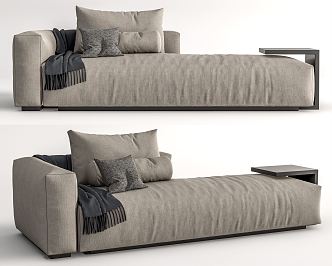 Modern chaise longue sofa 3d model