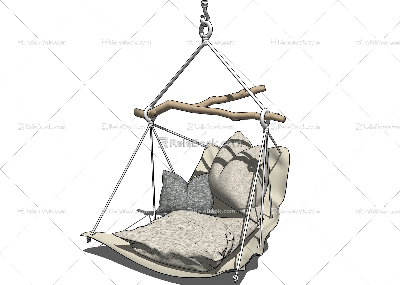 Modern Hanging Chair Leisure Hanging Chair 3d model