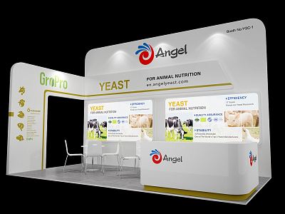 Modern Exhibition Booth 3d model