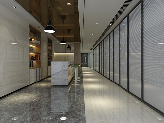 The Modern Corridor 3d model