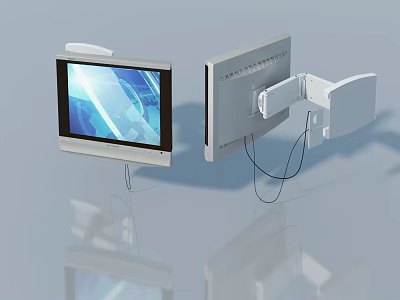 Hospital Bed Mobile Hospital Bed Medical Equipment Medical Devices 3d model