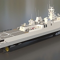 Cruise Ship Frigate Warship Destroyer Warship Sigma Class Light Frigate Ship Film Class Super Realistic High Precision Low Face Number Low Model 3d model