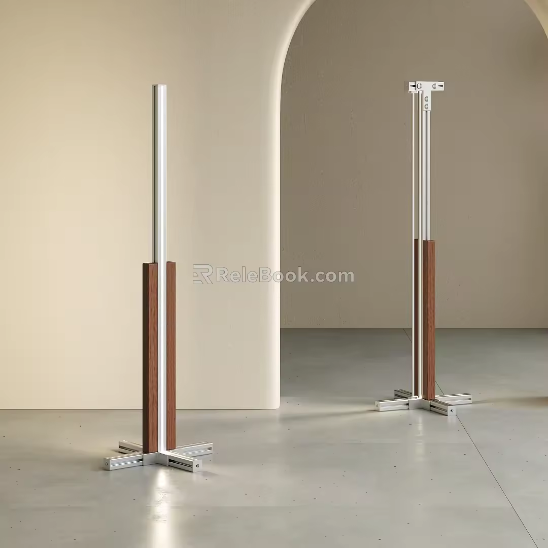 Modern Middle Ancient Floor Lamp 3d model