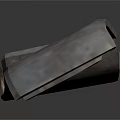 Three Curved Metal Equipment Parts With Textured Surfaces For Industrial Applications